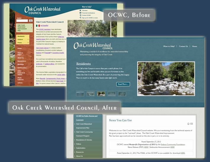 Oak Creek Watershed Council screenshot