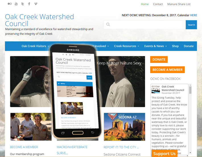 Oak Creek Watershed Council screenshot