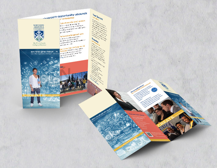 Gatefold brochure